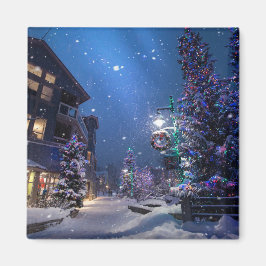 Imã Natal na Vila Whistler, Canadá  