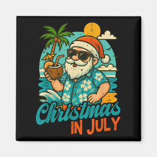 Imã Natal Natal Em Julho Palmeira Xmas Verão Praia