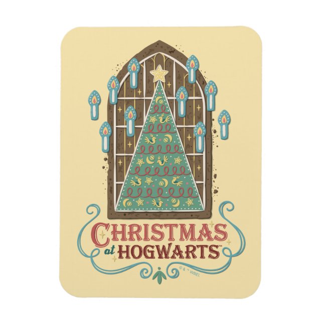 Ímã Natal no Gráfico de Biscoito de HOGWARTS™ (Vertical)