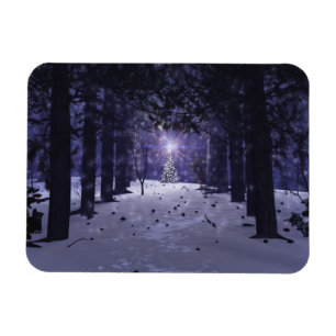 Ímã Natal no Palheiro Flexível dos Pinos