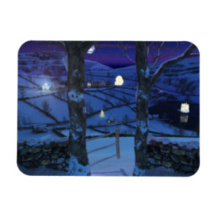 Ímã Natal no planeta flexível