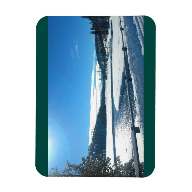 Ímã Natal no Yellowstone Photo Magnet (Vertical)