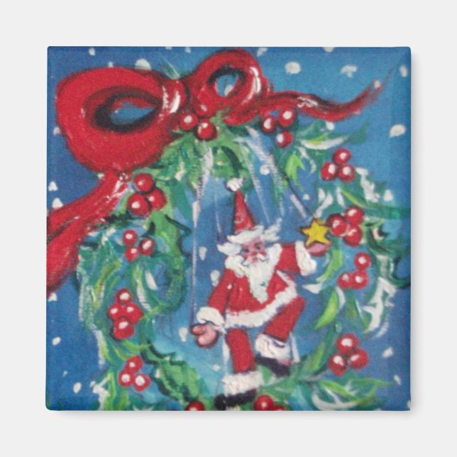 IMÃ NATAL NOITE, CRUZADO COM FRIO VERMELHO (Frente)