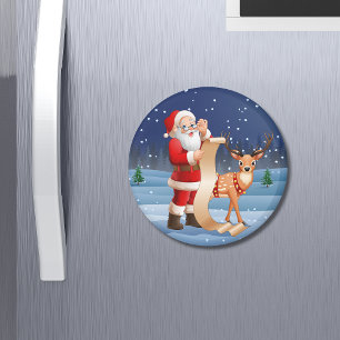 Imã Natal Papai Noel e rena