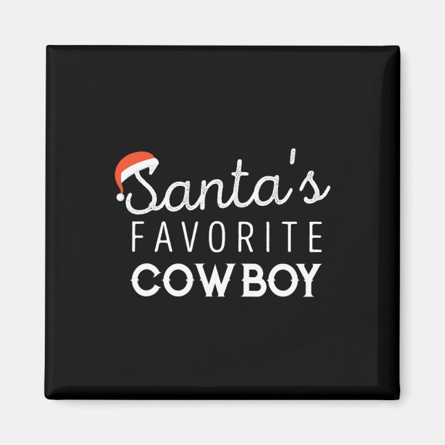 Imã Natal Para Cowboys (Frente)