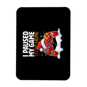 Ímã Natal Parei Meu Jogo Para Estar Aqui Engraçado Sar