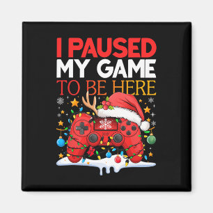 Imã Natal Parei Meu Jogo Para Estar Aqui Engraçado Sar