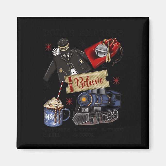 Imã Natal - Polar Polar Expresso no Polo Norte - Todo  (Frente)