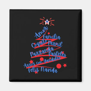 Imã Natal Porto-Riquenho Feliz Navidad 
