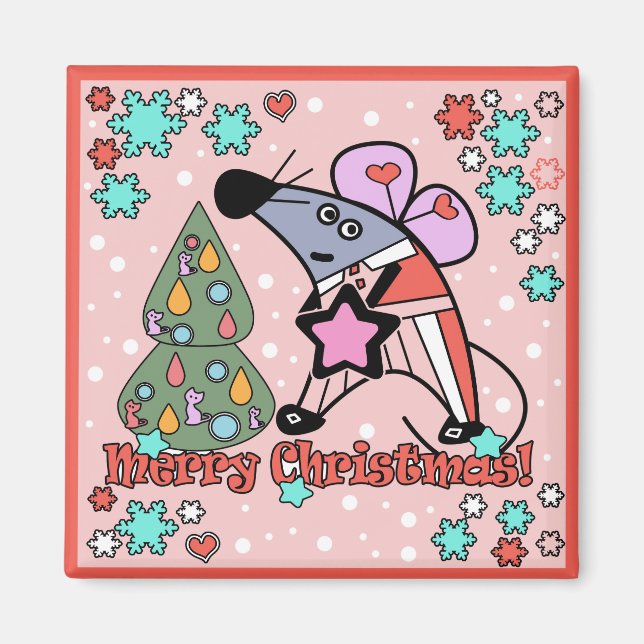 Imã Natal, rato (Frente)