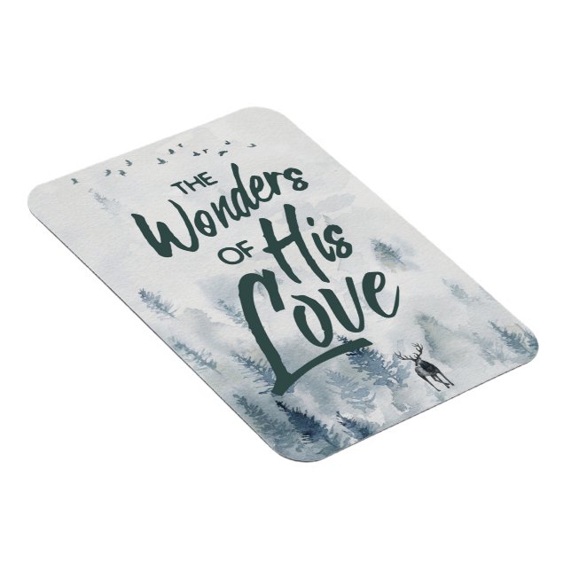 Ímã Natal Religioso Admira de Sua Abençoação (Lado Direito)