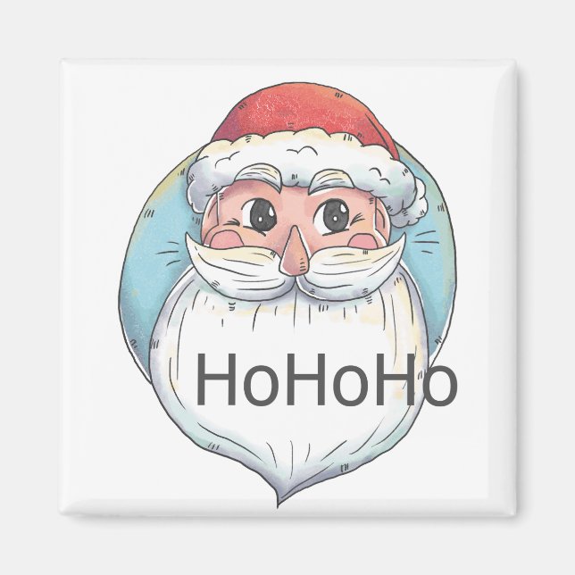 Imã natal, santa claus (Frente)