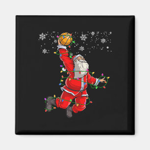 Imã Natal Santa Claus Voleibol Pajama Xmas Mens