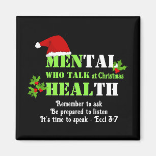 Imã Natal Saúde Mental Personalizado HOMENS QUE FALAM 