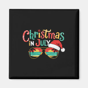 Imã Natal Sozinho em Julho Verão Xmas Férias na Praia