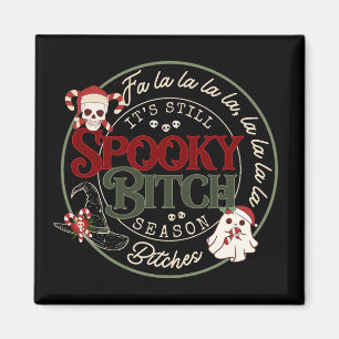 Imã Natal Spooky B Season Magnet