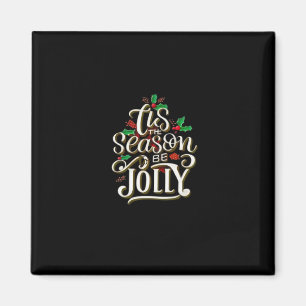Imã Natal Tis A Estação Jolly