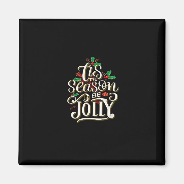 Imã Natal Tis A Estação Jolly (Frente)