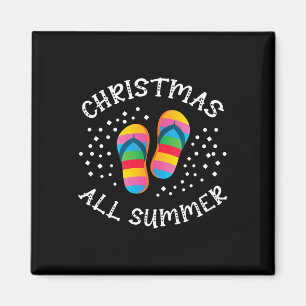 Imã Natal Todos os Papais noeis de Verão Chinelos de p