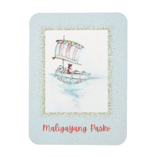 Ímã Natal tropical filipino Vinta Ref Magnet