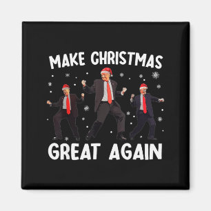 Imã Natal Trump Dança Faça o Natal Grande Novamente Xm