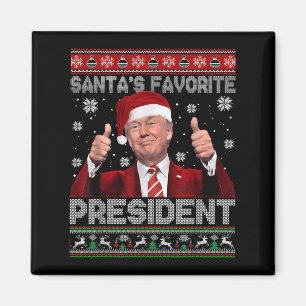 Imã Natal Trump Santas Presidente Favorito Xmas Ugl