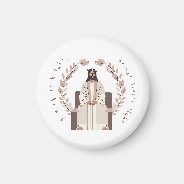 Imã Natal | Um rei tão brilhante | Jesus | Neutros (Frente)