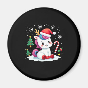 Imã Natal Unicórnio Magical Xmas Toddler Raparigas