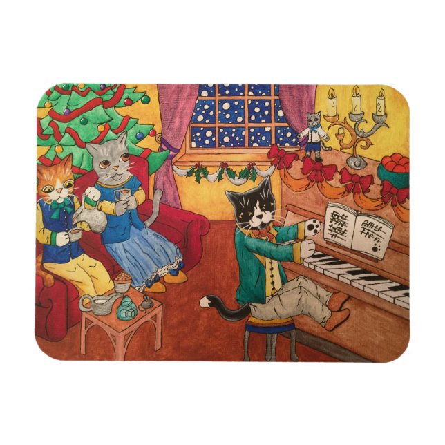 Ímã Natal vitoriano (Horizontal)