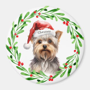 Imã Natal Yorkie Yorkshire Terrier Holidays