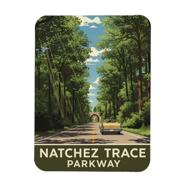 Ímã Natchez Trace Parkway (Vertical)
