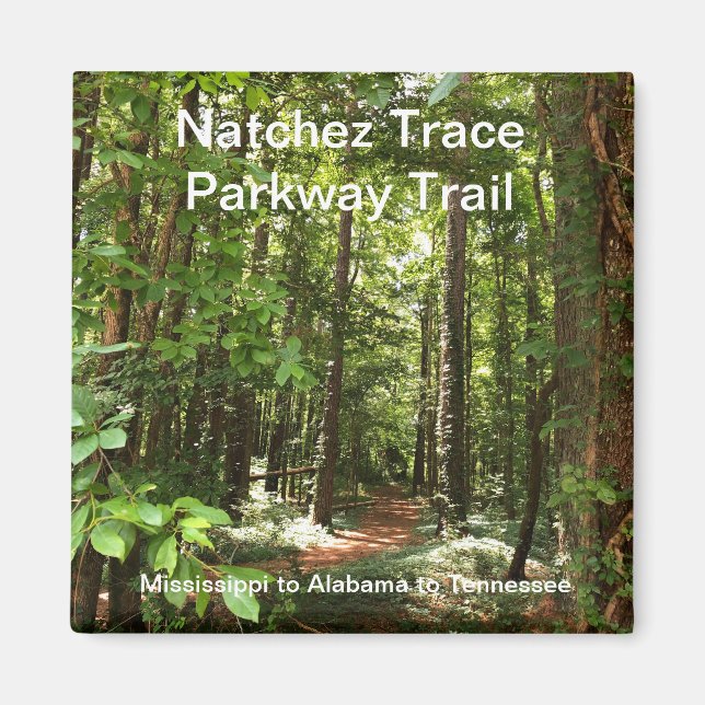 Imã Natchez Trace Parkway Magnet (Frente)