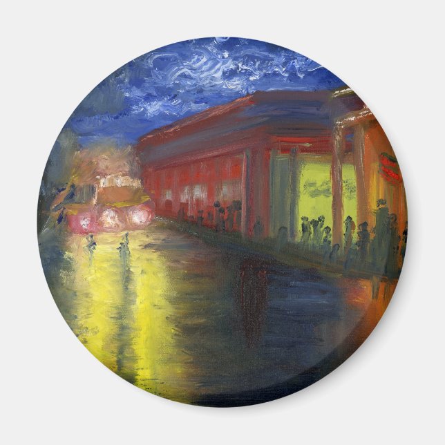 Imã Natchitoches, Louisiana à noite (Frente)