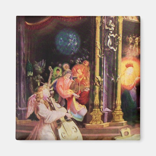 IMÃ NATIVIDADE COM ANJOS - MÁGICA DO NATAL (Frente)