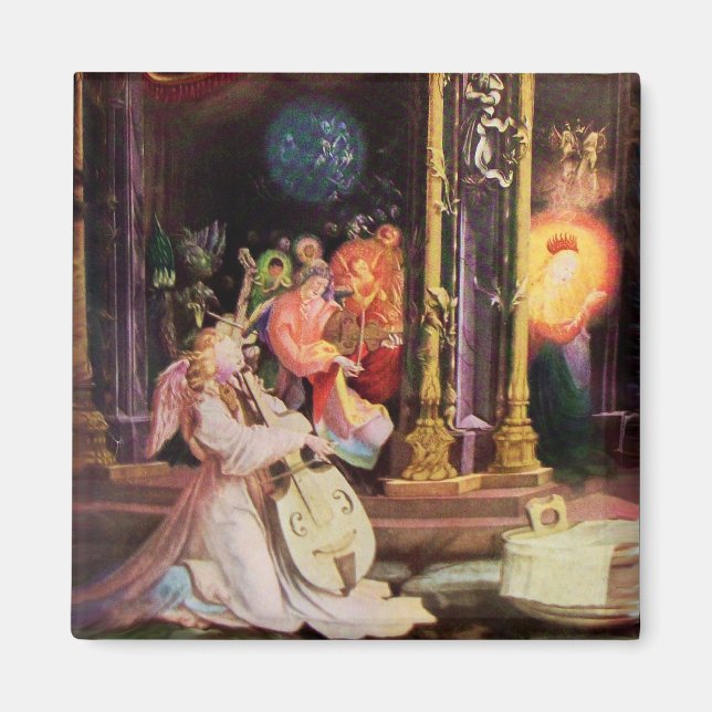 IMÃ NATIVIDADE COM ANJOS - MÁGICA DO NATAL (Frente)