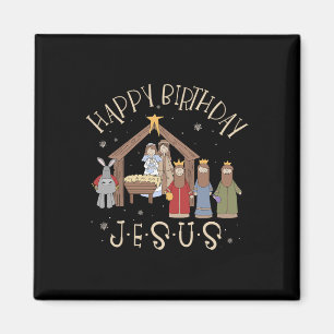 Imã Natividade Feliz Aniversário Jesus Natal Natividad