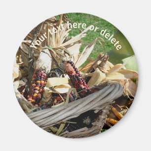Imã Natural do cesto índio de milho Personalizada