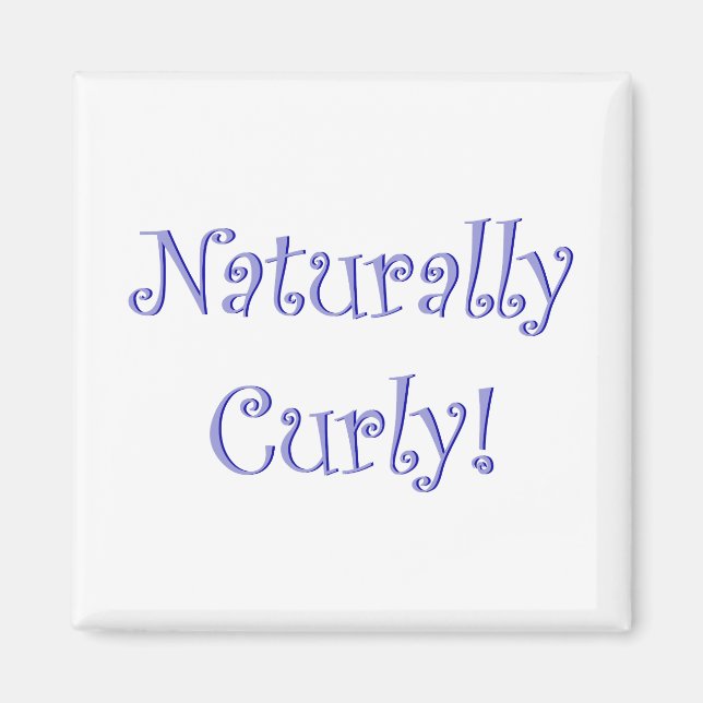 Imã Naturalmente Cabelo Curly (Frente)