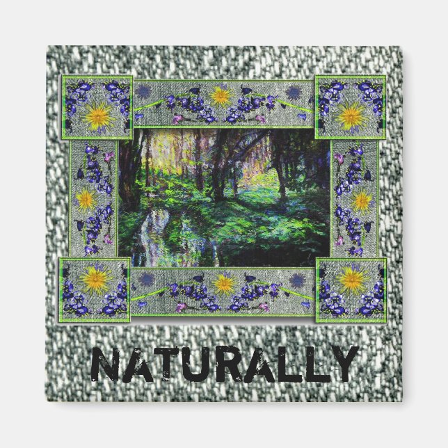 Imã Naturalmente na floresta (Frente)