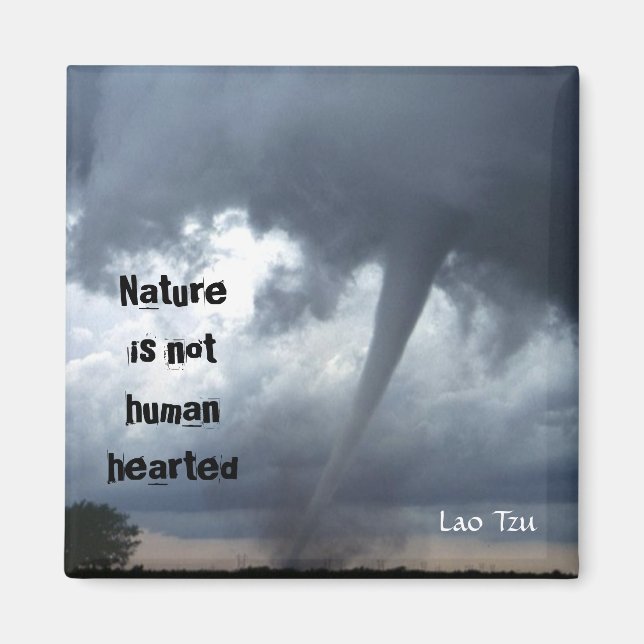 Imã Nature Lao Tzu Quote Magnet (Frente)