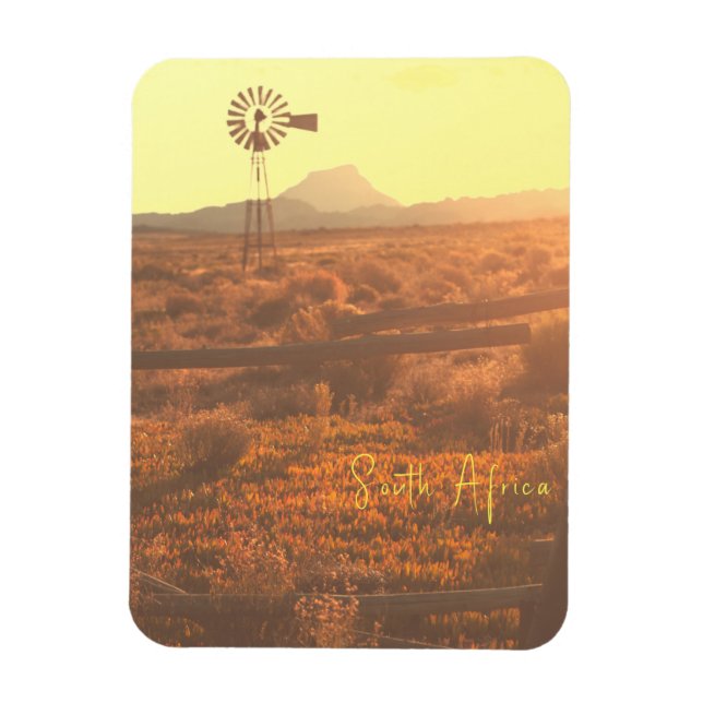 Ímã Nature Mountain South Africa ZA Wind Pump (Vertical)
