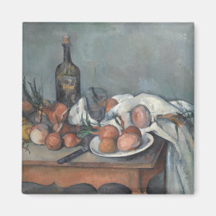 Imã Natureza Morta com Cebolas, Pintura a Óleo, Paul C