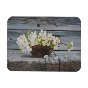 Ímã Natureza-Morta com Flor de Maçã – Impressão de Art