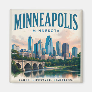 Imã Natureza Urbana de Minneapolis