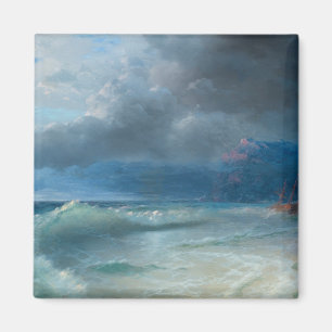 Imã Naufrágio de uma Manhã de Tempestade, Aivazovsky
