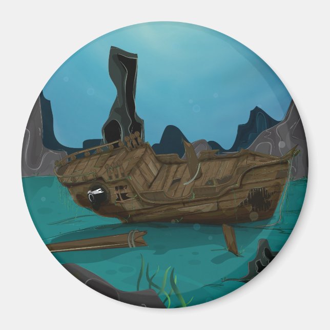 Imã Naufrágio submarino (Frente)