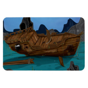 Ímã Naufrágio submarino