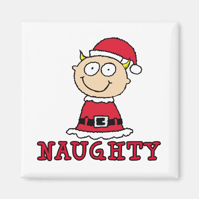 Imã Naughty Elf Magnet (Frente)