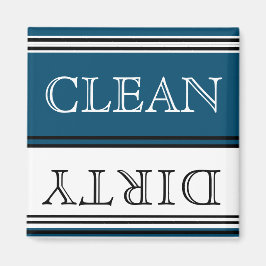 Imã Náutica Náutica Azul-Teal Limpa Suja