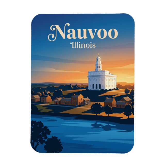 Ímã Nauvoo Illinois (Vertical)